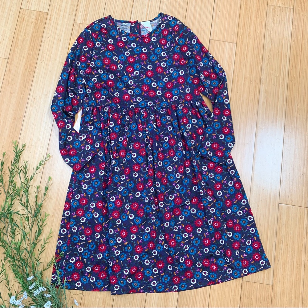 HANNA ANDERSSON floral dress, 140 girls 9-11.